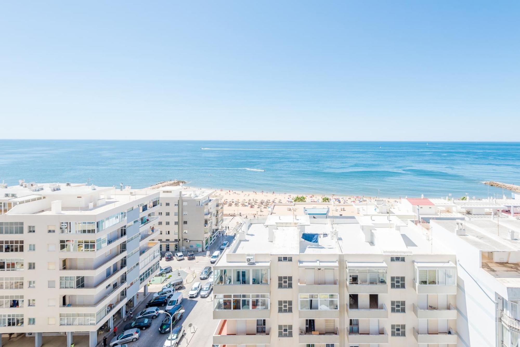 Vista Mar Apartment Quarteira Bagian luar foto